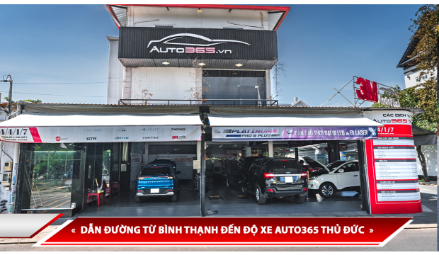 DẪN ĐƯỜNG TỪ BÌNH THẠNH ĐẾN ĐỘ XE AUTO365 THỦ ĐỨC